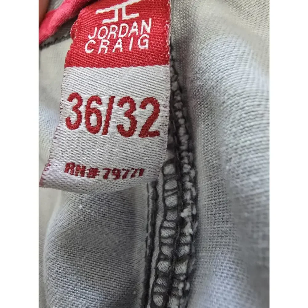 Jordan Craig Men's Camo Jeans 36x32 White Gray Winter Camouflage Streetwear